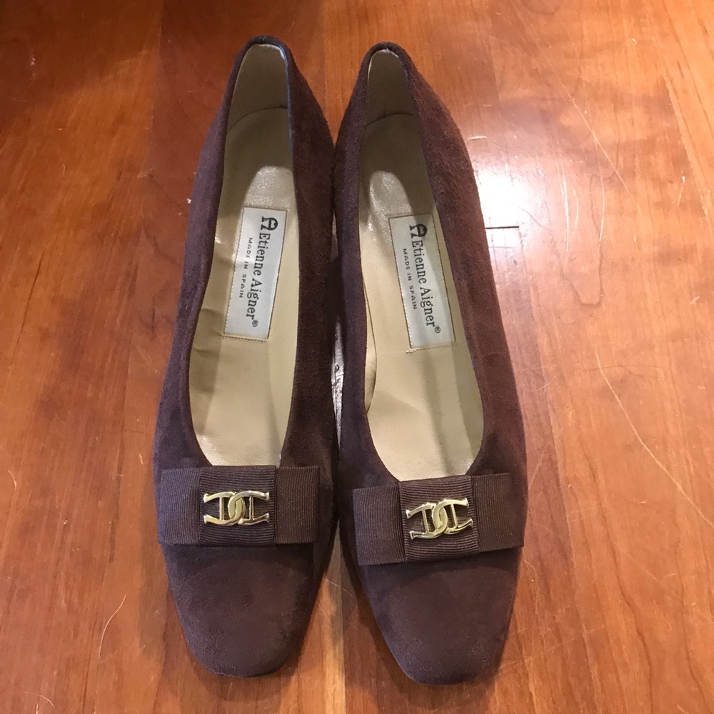 Etienne Aigner Fiesta  brown suede loafer size 8.5